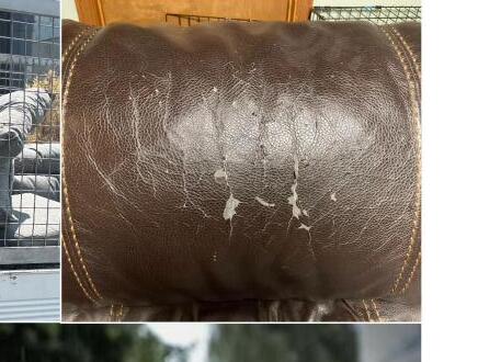 Cuero deteriorado